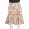 N21 Pink Floral Lurex Embossed Jacquard Knit Peplum Skirt M Women Skirts 1 N21 Pink Floral Lurex Embossed Jacquard Knit Peplum Skirt M Women Skirts -N21shop luxury women n21 new clothes p164208 003