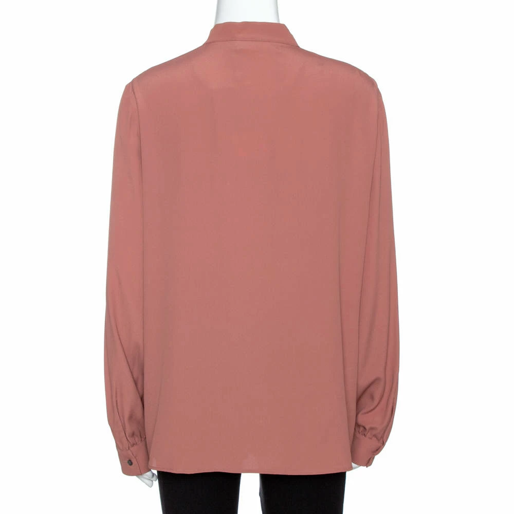 N21 N°21 Pink Silk Blend Embellished Frill Shirt M Women Tops N21 N°21 Pink Silk Blend Embellished Frill Shirt M Women Tops -N21shop luxury women n21 new clothes p335454 001