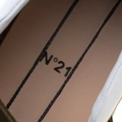 N21 Olive Green Satin Crystal Embellished Bow Slip On Sneakers Size 39 Women 8 N21 Olive Green Satin Crystal Embellished Bow Slip On Sneakers Size 39 Women -N21shop luxury women n21 new shoes p113440 0007