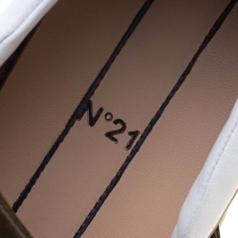 N21 Olive Green Satin Crystal Embellished Bow Slip on Sneakers Size 39 Women N21 Olive Green Satin Crystal Embellished Bow Slip On Sneakers Size 39 Women -N21shop luxury women n21 new shoes p113440 0007