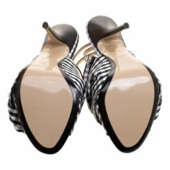 N21 N°21 Monochrome Checkered Knotted Fabric Gingham Ankle Wrap Peep Toe Sandals Size 40 Women 7 N21 N°21 Monochrome Checkered Knotted Fabric Gingham Ankle Wrap Peep Toe Sandals Size 40 Women -N21shop luxury women n21 new shoes p129421 0006