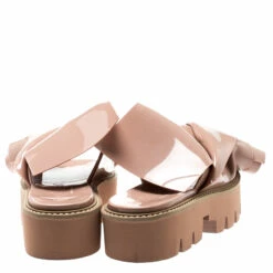 N21 X Kartell Beige PVC Knot Platform Slides Size 36 Women Sandals 6 N21 X Kartell Beige PVC Knot Platform Slides Size 36 Women Sandals -N21shop luxury women n21 new shoes p196931 003
