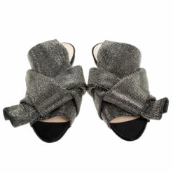 N21 Metallic Brown Leather Crystal Embellished Bow Mules Size 36 Women Flats 4 N21 Metallic Brown Leather Crystal Embellished Bow Mules Size 36 Women Flats -N21shop luxury women n21 new shoes p255867 003