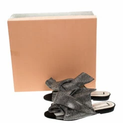 N21 Metallic Brown Leather Crystal Embellished Bow Mules Size 36 Women Flats 9 N21 Metallic Brown Leather Crystal Embellished Bow Mules Size 36 Women Flats -N21shop luxury women n21 new shoes p255867 008