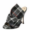 N21 N°21 Grey Check Fabric Bow Mules Sandals Size 40 Women 1 N21 N°21 Grey Check Fabric Bow Mules Sandals Size 40 Women -N21shop luxury women n21 new shoes p367995 008