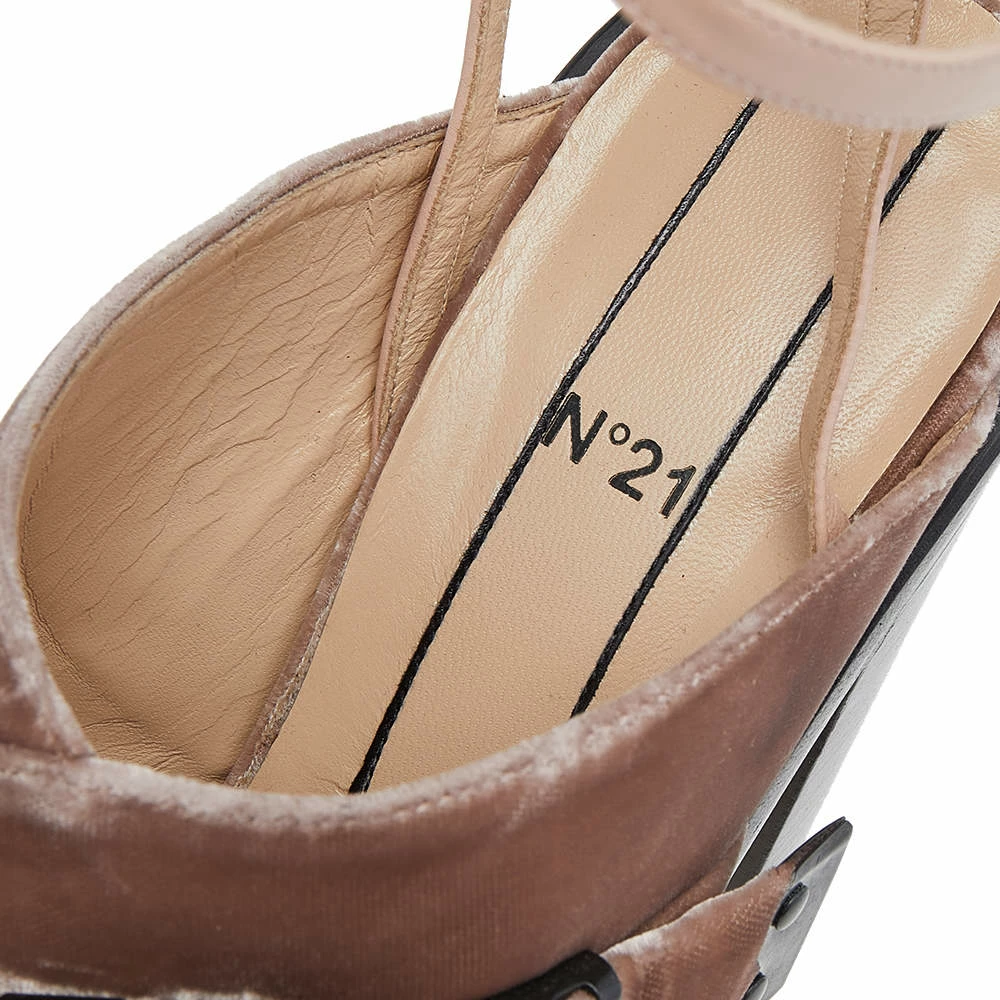 N21 Pink Velvet Crystal Embellished Heel Ankle Strappy Sandals Size 41 Women N21 Pink Velvet Crystal Embellished Heel Ankle Strappy Sandals Size 41 Women -N21shop luxury women n21 new shoes p496567 007