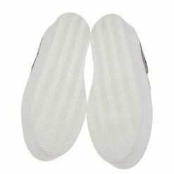 N21 Silver Crystal Embellished Suede Slip On Sneakers Size 40 Women -N21shop luxury women n21 new shoes p496681 001