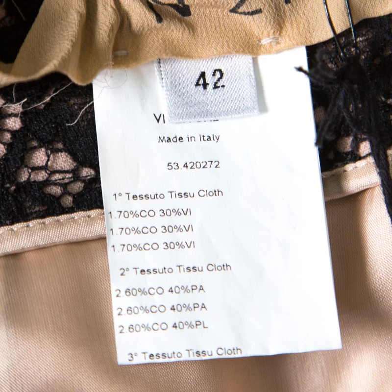 N21 Black and Pink Floral Lace Faux Wrap Mini Skirt M Women Skirts N21 Black And Pink Floral Lace Faux Wrap Mini Skirt M Women Skirts -N21shop luxury women n21 used clothes p168561 004