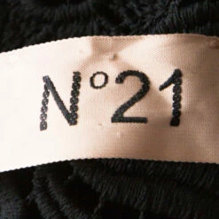 N21 Black Guipure Lace Pleated Ruffle Detail Long Sleeve Top S Women Tops 6 N21 Black Guipure Lace Pleated Ruffle Detail Long Sleeve Top S Women Tops -N21shop luxury women n21 used clothes p234716 006