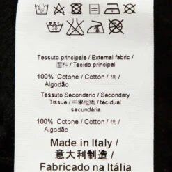 N21 Black Cotton Terry Eyelet Lace Trim Top S Women Tops -N21shop luxury women n21 used clothes p277172 005