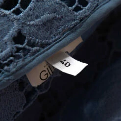 N21 Blue Floral Guipure Lace Oversized Shirt S Women Tops 7 N21 Blue Floral Guipure Lace Oversized Shirt S Women Tops -N21shop luxury women n21 used clothes p286065 005