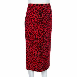 N21 Red Silk Blend Animal Print Midi Skirt S Women Skirts 3 N21 Red Silk Blend Animal Print Midi Skirt S Women Skirts -N21shop luxury women n21 used clothes p357963 003