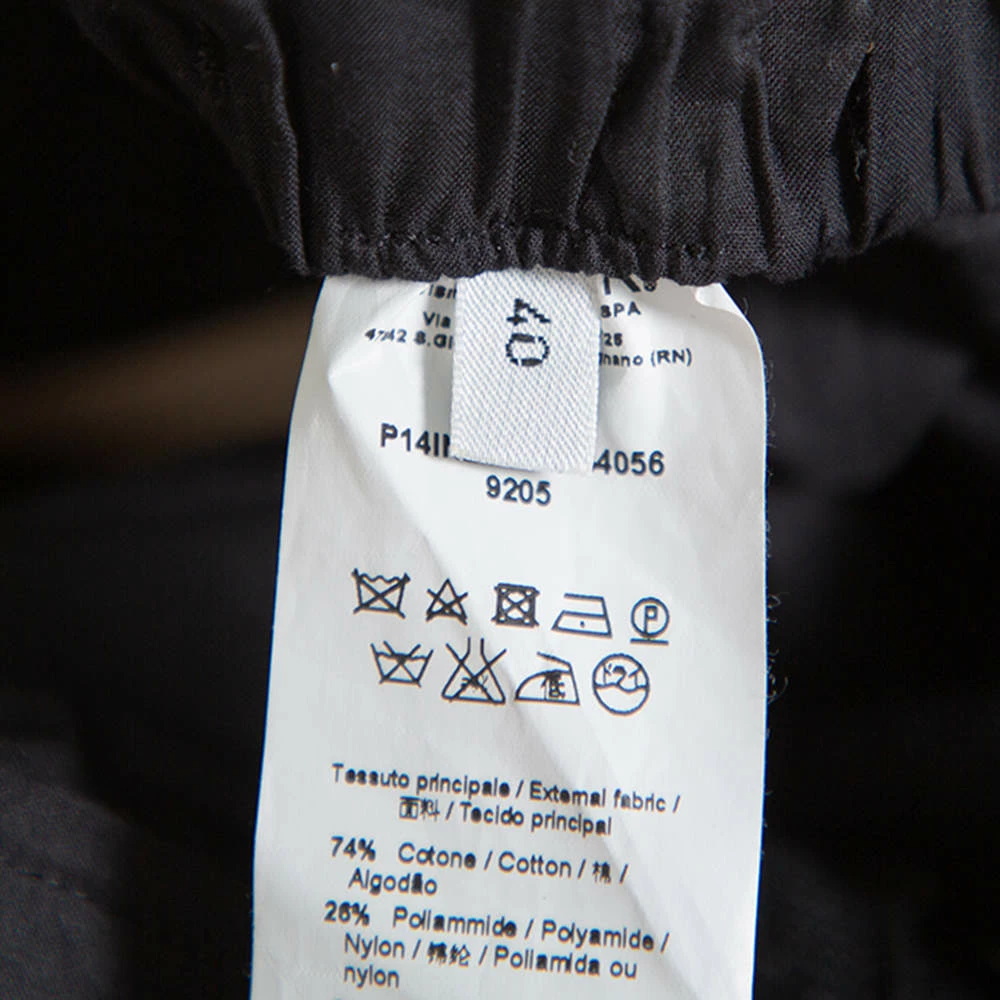 N21 Black Lace Elastic Waist Detail Tapered Leg Trousers S Women N21 Black Lace Elastic Waist Detail Tapered Leg Trousers S Women -N21shop luxury women n21 used clothes p402078 004