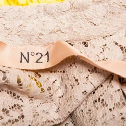 N21 Beige & Yellow Paneled Lace Pleated Detail Button Tunic S Women Tops 6 N21 Beige & Yellow Paneled Lace Pleated Detail Button Tunic S Women Tops -N21shop luxury women n21 used clothes p460476 003