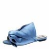 N21 Blue Satin Knot Mules Slide Size 37 Women Sandals 1 N21 Blue Satin Knot Mules Slide Size 37 Women Sandals -N21shop luxury women n21 used shoes p133587 001