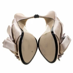 N21 N°21 Blush Pink Satin Ronny Pleated Crystal Embellished Mules Size 41 Women Sandals 7 N21 N°21 Blush Pink Satin Ronny Pleated Crystal Embellished Mules Size 41 Women Sandals -N21shop luxury women n21 used shoes p144506 006