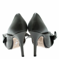 N21 N°21 Grey Leather Tundra Knotted Pointed Toe D'orsay Pumps Size 36 Women 6 N21 N°21 Grey Leather Tundra Knotted Pointed Toe D'orsay Pumps Size 36 Women -N21shop luxury women n21 used shoes p197632 005