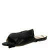 N21 Black Satin Knot Flat Mules Size 35.5 Women Flats 2 N21 Black Satin Knot Flat Mules Size 35.5 Women Flats -N21shop luxury women n21 used shoes p225373 007