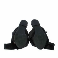 N21 Black Satin Knot Flat Mules Size 37.5 Women Flats 7 N21 Black Satin Knot Flat Mules Size 37.5 Women Flats -N21shop luxury women n21 used shoes p235958 003