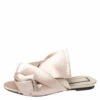 N21 Beige Satin Knot Flat Mules Size 36 Women Flats 1 N21 Beige Satin Knot Flat Mules Size 36 Women Flats -N21shop luxury women n21 used shoes p264200 004
