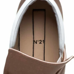 N21 Beige Satin Crystal Embellished Bow Skate Cat Slip On Sneakers Size 37 Women 8 N21 Beige Satin Crystal Embellished Bow Skate Cat Slip On Sneakers Size 37 Women -N21shop luxury women n21 used shoes p265551 004