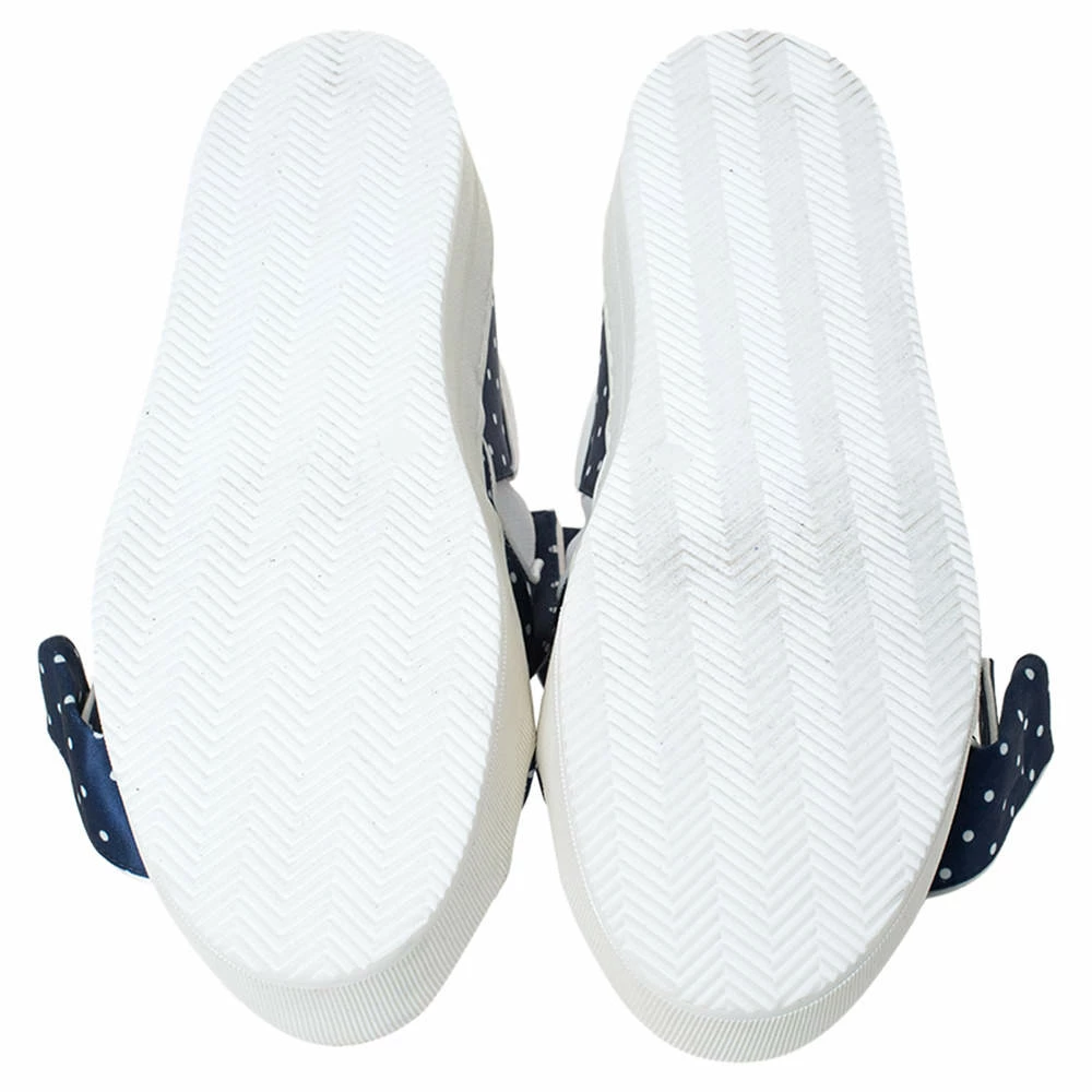 N21 Blue Polka Dot Satin Knotted Slip on Sneakers Size 38 Women N21 Blue Polka Dot Satin Knotted Slip On Sneakers Size 38 Women -N21shop luxury women n21 used shoes p299954 001