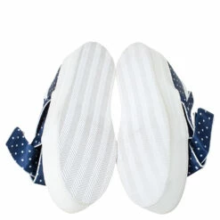 N21 Blue/White Polka Dot Satin Knot Slip On Sneakers Size 41 Women 7 N21 Blue/White Polka Dot Satin Knot Slip On Sneakers Size 41 Women -N21shop luxury women n21 used shoes p299968 008