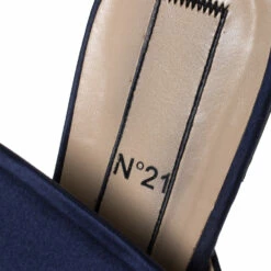 N21 N°21 Blue Satin Knot Flat Mules Size 41 Women Flats 8 N21 N°21 Blue Satin Knot Flat Mules Size 41 Women Flats -N21shop luxury women n21 used shoes p303623 005
