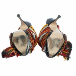 N21 Multicolor Fabric Raso Knot Peep Toe Mules Size 36 Women Sandals 7 N21 Multicolor Fabric Raso Knot Peep Toe Mules Size 36 Women Sandals -N21shop luxury women n21 used shoes p323937 004