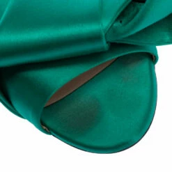 N21 N°21 Green Satin Knot Flat Mules Size 41 Women Flats 9 N21 N°21 Green Satin Knot Flat Mules Size 41 Women Flats -N21shop luxury women n21 used shoes p325289 006