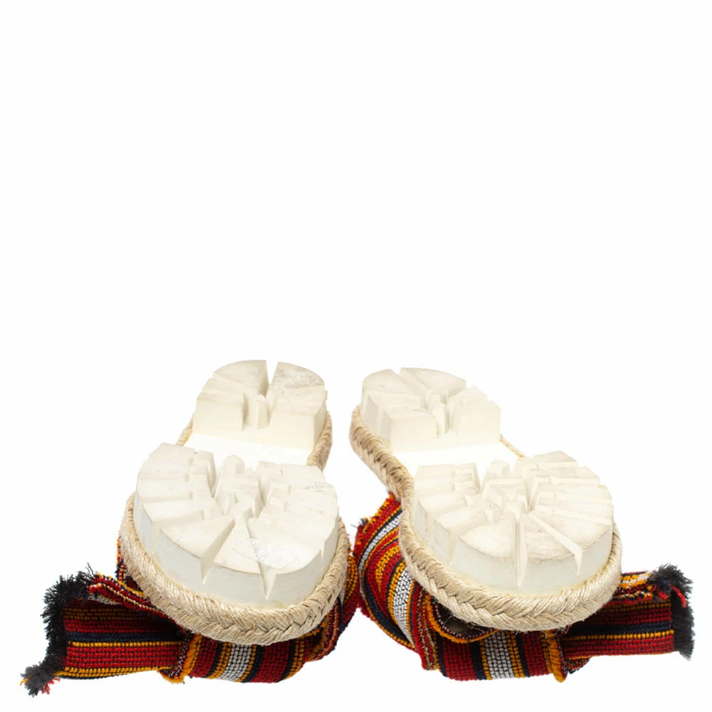 N21 N°21 Multicolor Fabric Knotted Slide Flat Sandals Size 38 Women N21 N°21 Multicolor Fabric Knotted Slide Flat Sandals Size 38 Women -N21shop luxury women n21 used shoes p339043 002