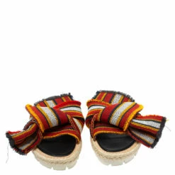 N21 N°21 Multicolor Fabric Knotted Slide Flat Sandals Size 38 Women 4 N21 N°21 Multicolor Fabric Knotted Slide Flat Sandals Size 38 Women -N21shop luxury women n21 used shoes p339043 005