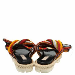 N21 N°21 Multicolor Fabric Knotted Slide Flat Sandals Size 38 Women 6 N21 N°21 Multicolor Fabric Knotted Slide Flat Sandals Size 38 Women -N21shop luxury women n21 used shoes p339043 006