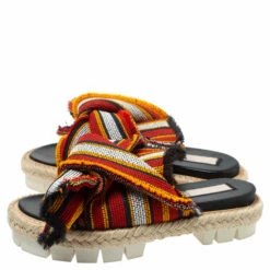 N21 N°21 Multicolor Fabric Knotted Slide Flat Sandals Size 38 Women 5 N21 N°21 Multicolor Fabric Knotted Slide Flat Sandals Size 38 Women -N21shop luxury women n21 used shoes p339043 007