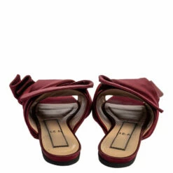 N21 N°21 Burgundy Satin Knot Flat Mules Size 37 Women Flats 6 N21 N°21 Burgundy Satin Knot Flat Mules Size 37 Women Flats -N21shop luxury women n21 used shoes p340751 003
