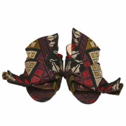 N21 Multicolor Embroidered Fabric Knot Flat Slides Size 36 Women Flats 4 N21 Multicolor Embroidered Fabric Knot Flat Slides Size 36 Women Flats -N21shop luxury women n21 used shoes p366278 003