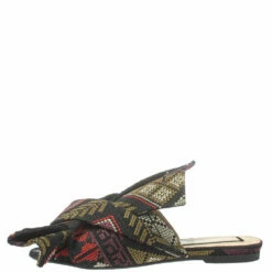 N21 Multicolor Embroidered Fabric Knot Flat Slides Size 36.5 Women Flats 3 N21 Multicolor Embroidered Fabric Knot Flat Slides Size 36.5 Women Flats -N21shop luxury women n21 used shoes p372978 005