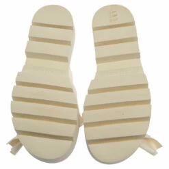N21 X Kartell White PVC Knot Platform Slides Size 39 Women Sandals -N21shop luxury women n21 used shoes p379382 007