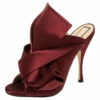 N21 N°21 Burgundy Satin Ronny Pleated Mules Size 41 Women Sandals 1 N21 N°21 Burgundy Satin Ronny Pleated Mules Size 41 Women Sandals -N21shop luxury women n21 used shoes p389467 006