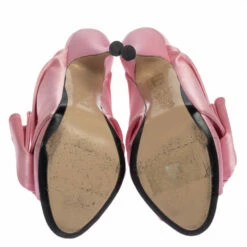 N21 Pink Satin Raso Peep Toe Mules Size 39.5 Women Sandals 6 N21 Pink Satin Raso Peep Toe Mules Size 39.5 Women Sandals -N21shop luxury women n21 used shoes p395821 007
