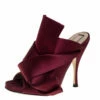 N21 N°21 Burgundy Satin Ronny Pleated Mules Size 36 Women Sandals 1 N21 N°21 Burgundy Satin Ronny Pleated Mules Size 36 Women Sandals -N21shop luxury women n21 used shoes p398524 004