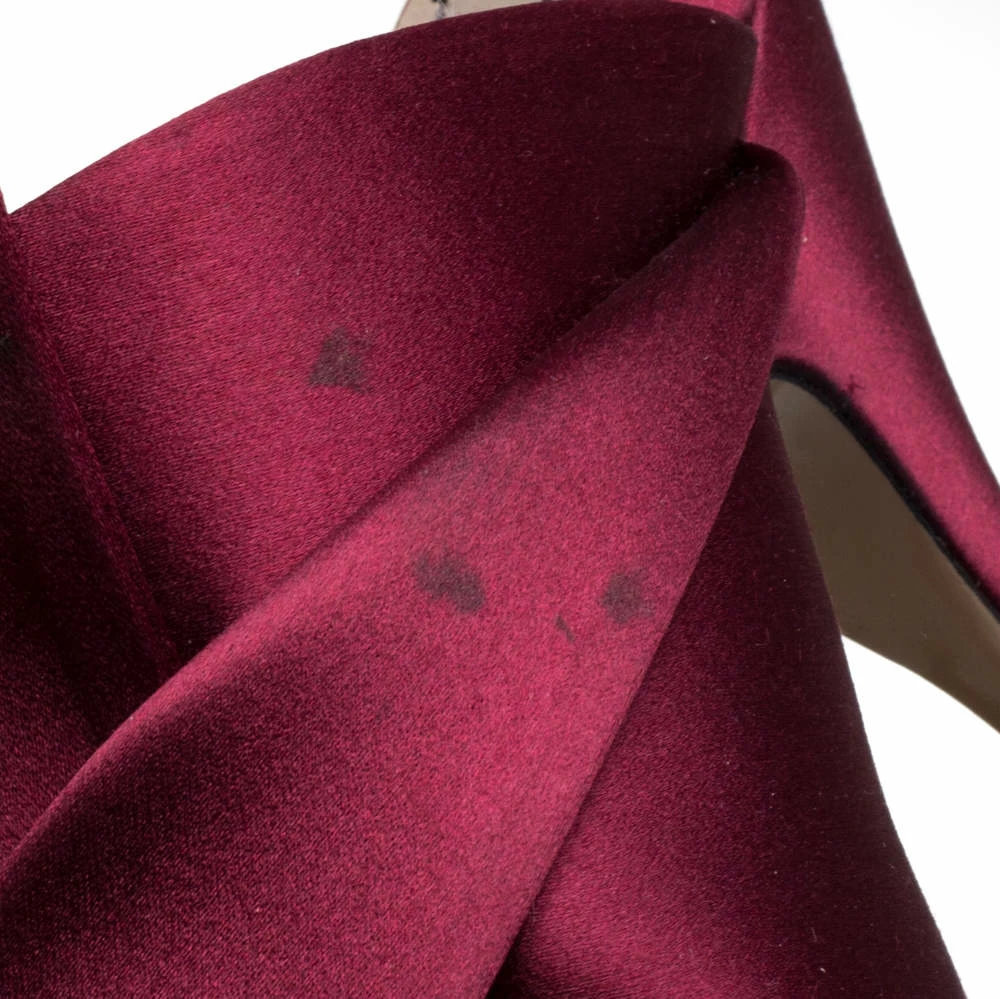 N21 N°21 Burgundy Satin Ronny Pleated Mules Size 36 Women Sandals N21 N°21 Burgundy Satin Ronny Pleated Mules Size 36 Women Sandals -N21shop luxury women n21 used shoes p398524 008