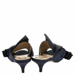 N21 Nº21 Navy Blue Satin Raso Knot Peep Toe Kitten Heel Mules Size 37 Women Sandals 6 N21 Nº21 Navy Blue Satin Raso Knot Peep Toe Kitten Heel Mules Size 37 Women Sandals -N21shop luxury women n21 used shoes p398620 003