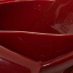 N21 X Kartell Red Rubber Knot Platform Slides Sandals Size 40 Women -N21shop luxury women n21 used shoes p403213 007