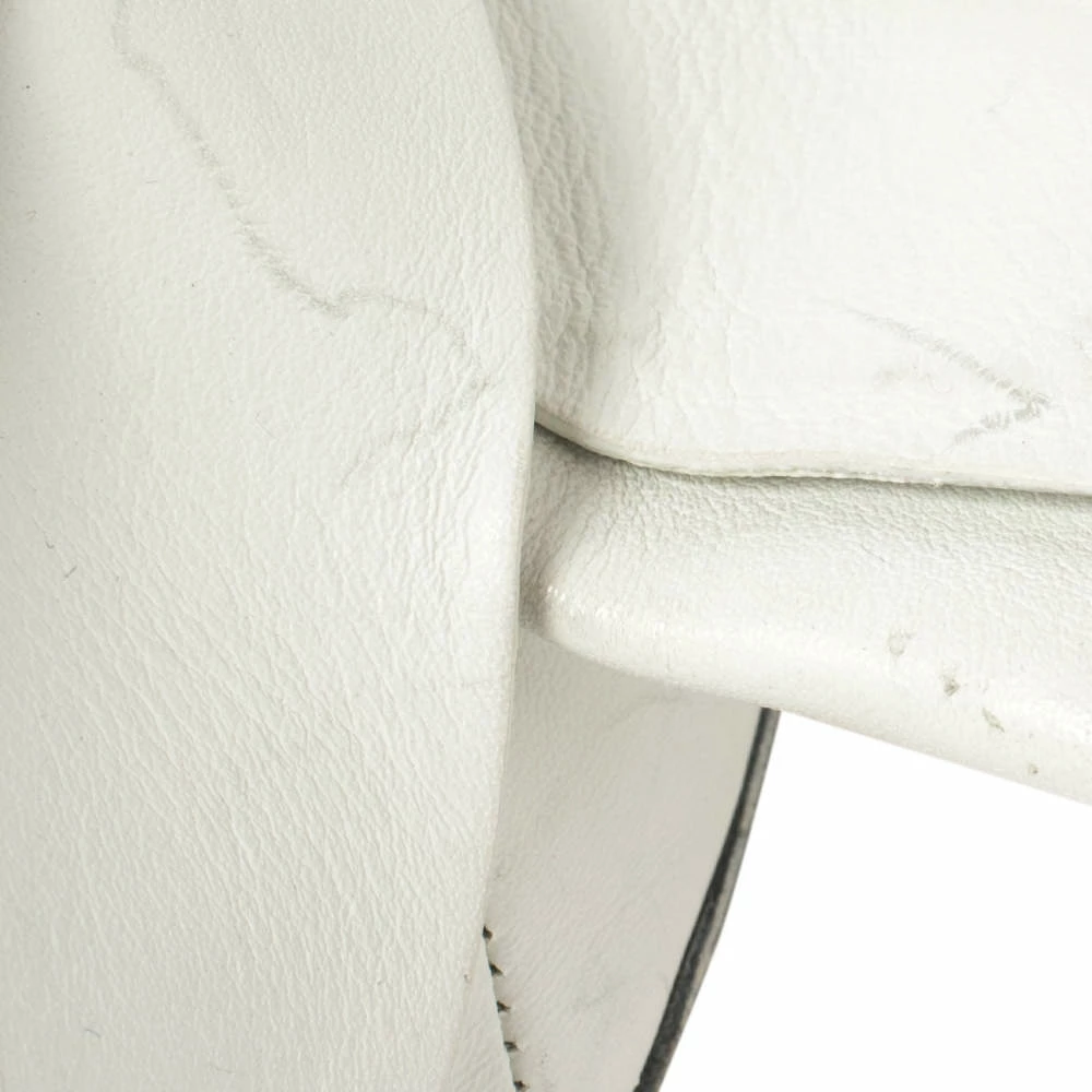 N21 White Leather Ronny Pleated Mules Size 40 Women Sandals N21 White Leather Ronny Pleated Mules Size 40 Women Sandals -N21shop luxury women n21 used shoes p405100 009