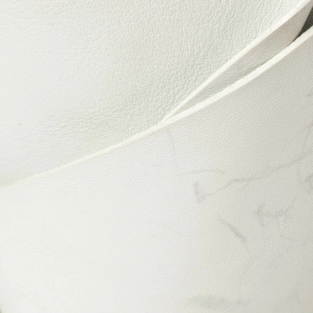 N21 White Leather Ronny Pleated Mules Size 40 Women Sandals N21 White Leather Ronny Pleated Mules Size 40 Women Sandals -N21shop luxury women n21 used shoes p405100 012