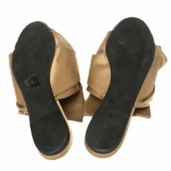 N21 Nº21 Beige Satin Crystal Embellished Flats Size 40 Women 7 N21 Nº21 Beige Satin Crystal Embellished Flats Size 40 Women -N21shop luxury women n21 used shoes p407796 002