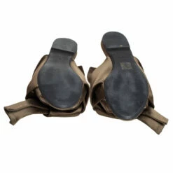 N21 Green Satin Knot Flat Mules Size 38 Women Sandals 7 N21 Green Satin Knot Flat Mules Size 38 Women Sandals -N21shop luxury women n21 used shoes p413352 008