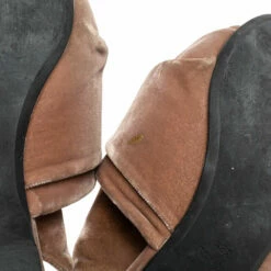 N21 Nº21 Pink Velvet Knot Mule Sandals Size 38.5 Women 9 N21 Nº21 Pink Velvet Knot Mule Sandals Size 38.5 Women -N21shop luxury women n21 used shoes p428656 008