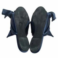 N21 Nº21 Blue Satin Knot Flat Mules Size 36 Women Sandals 7 N21 Nº21 Blue Satin Knot Flat Mules Size 36 Women Sandals -N21shop luxury women n21 used shoes p437904 008